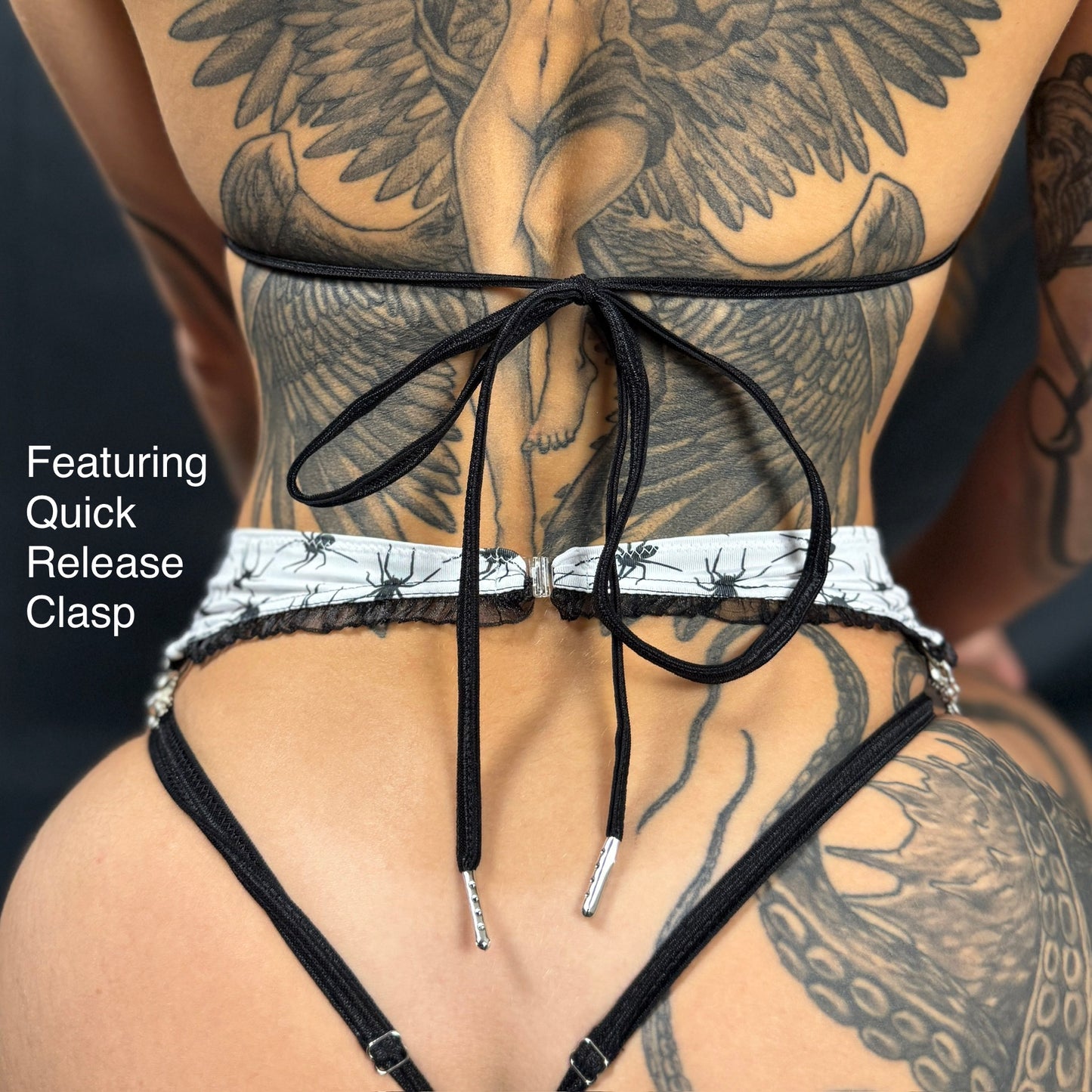 Lavender Frills | Garter Belt