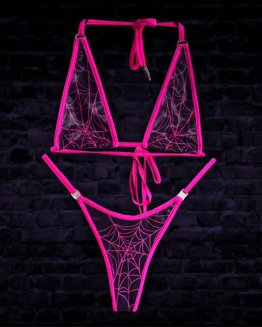 Arachne’s Kiss • Neon Pink • UV Reactive